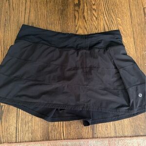 Lululemon Black Athletic Skort